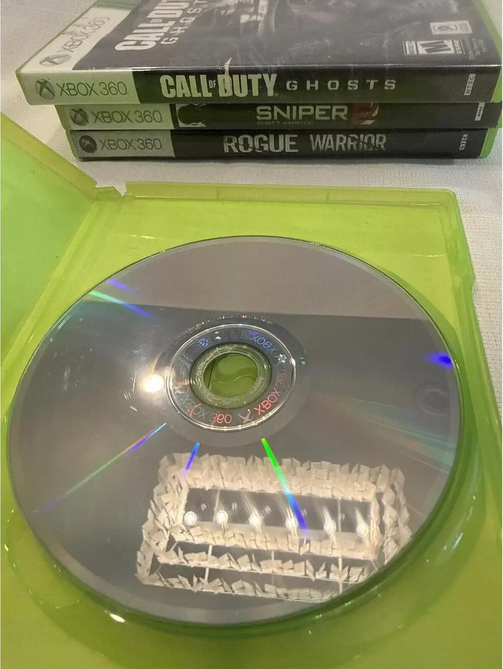 Lot of 4 Xbox 360 Shooter Games: Rogue Warrior, Sniper Ghost Warrior 2, Call of